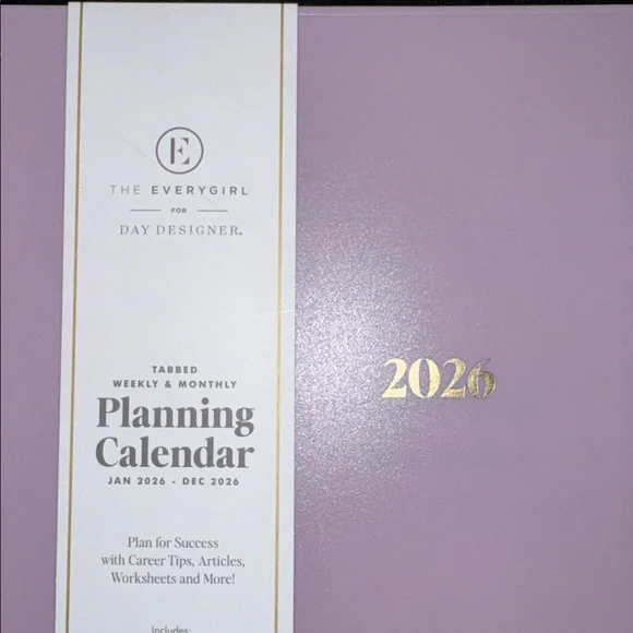The Everygirl 2026 Lavender Planning Calendar - Picture 2 of 11